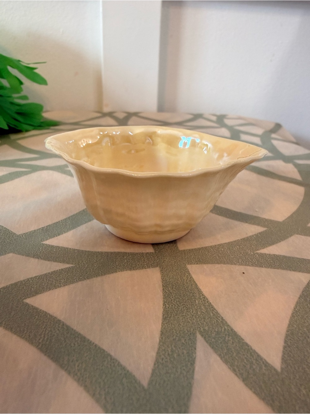 Vintage Belleek Irish Parian Porcelain Tridacna Salt Cellar